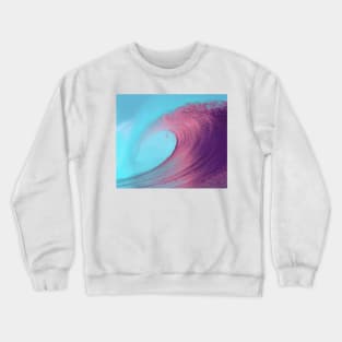 Blue ocean waves Crewneck Sweatshirt